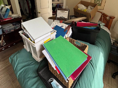 Each item should have at the end a new home. Some items might not match and for that I like to create a <u>junk drawer</u>.